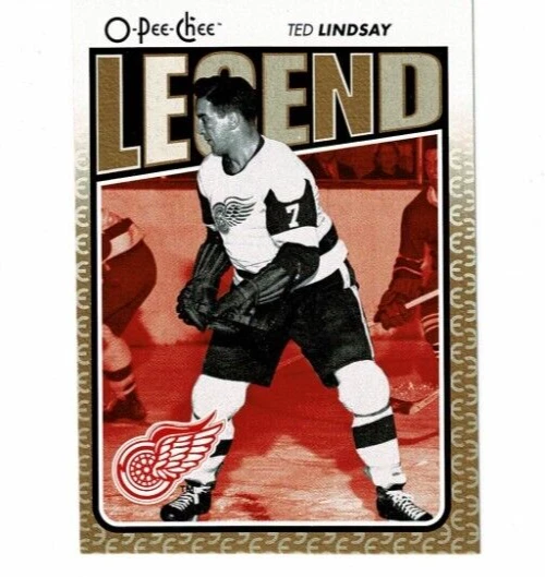 2009-10 O-Pee-Chee Legend #565 TED LINDSAY Detroit Red Wings Hall Of Fame