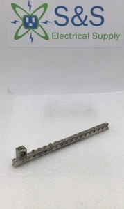 19 Position 4-14 AWG Grounding Bar 9 1/4" x 1 1/4" - Picture 1 of 6