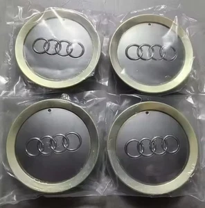 4E0601165A 146mm Alloy Wheel Centre Caps Hubs Dust Covers D3 Caps - Picture 1 of 3