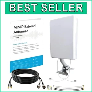 Réalisez une connectivité haute vitesse avec notre kit d'antenne panneau MIMO 2x2 - câble 30 pieds - Photo 1 sur 9