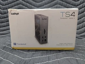 CalDigit TS4 Thunderbolt 4 Dock - 18 Ports, 98W Charging, 40Gb/s Thunderbolt ... - Photo 1/14