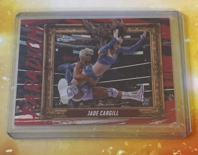 Jade Cargill WWE Topps Chrome Paradigm Red Refractor /5 - Image 1 of 2