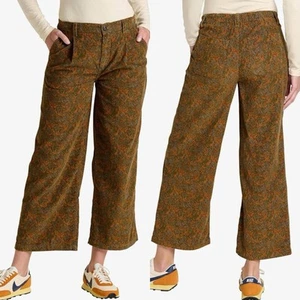 Pantalones Cortos Toad & Co Scouter Cordón Plisado Pull On Mujer L Grande Abeto Floral - Imagen 1 de 6