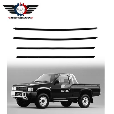 Window Moulding Weatherstrip Seal Belt 4x For Nissan Navara Hardbody D21 1986-97 - Изображение 1 из 4
