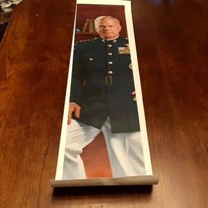 1st Printing Test on Canvas Portrait USMC Commandant J Amos by John Boyd Martin - Picture 1 of 11