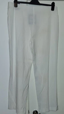 Bnwt, Winter White, Comfort Straight Leg, Womens Trousers, Autinomy 16, - Image 1 of 4