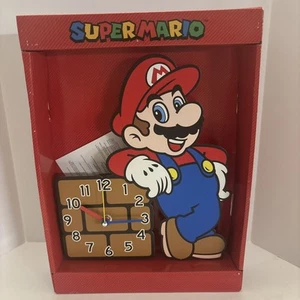 Super Mario Nintendo Wall Clock 10" Quartz Analog - Picture 1 of 6