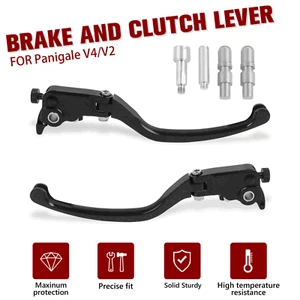 Foldable Brake Clutch Levers For Ducati MONSTER 1200 Panigale V4 S R 2018-2019 - Picture 1 of 9