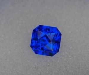 Natürlicher Tansania Tansanit blau 10,19 ct lose Asscher Form lose Edelstein - Bild 1 von 5
