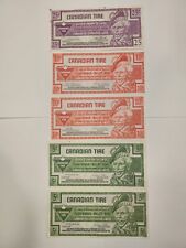 Lot of 5 CTC Canadian Tire Money Coupons from Canada 5, 10, 25