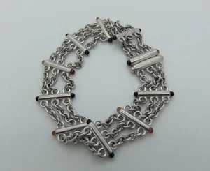 Pulsera Eslabón Emporio Armani Plata Esterlina De Colección Alrededor de los Años 70 - Imagen 1 de 3