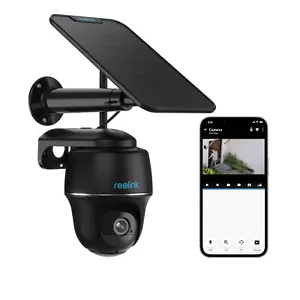 Reolink 5MP Wi-Fi PT Surveillance Camera Outdoor Battery Argus PT with Solar Panel - Picture 1 of 17