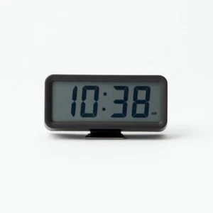 MUJI Digital Clock Small (with Alarm Function) Black / Model number: MJ-DCSB1 FS - Picture 1 of 4