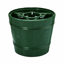Barrel Style 6ft (1.8m) Christmas Tree Stand Tub Holder Base Water Holding Green