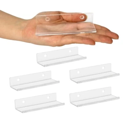 6Pcs Records Clear Acrylic Album Record Holder for Display Record Holder Shelf - Image 1 of 4