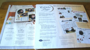 (2) NIP Creative Memories 12 x 12 Calendar White Refill Pages 6 Pages Old Style - Picture 1 of 4