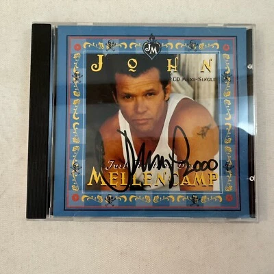 John Mellencamp Just Another CD SINGLE SIGNED AUTOGRAPHED DATED 2000 Fast Ship Foto 1 de 4