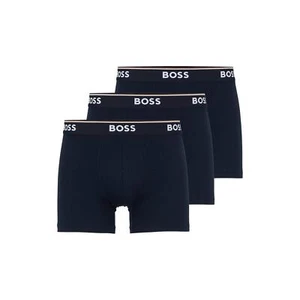 Paquete de 3 calzoncillos elásticos de algodón eléctricos BOSS - azul marino - Imagen 1 de 13
