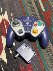 Pelican G3 Wireless Nintendo Gamecube With Dongle Controller Purple - Picture 1 of 5