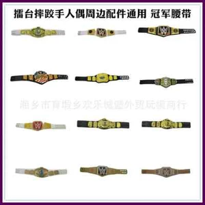 1 pieza Decoración Hágalo Usted Mismo Mattel 6"" 7"" Pulgadas Luchador Muñeca Accesorio Parte Cinturón Dorado - Imagen 1 de 36