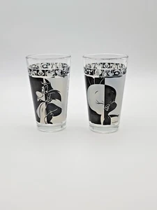 De colección Piolín y Silvestre Blanco y Negro 16oz Vidrio Warner Bros 1999 Lote 2 - Imagen 1 de 12