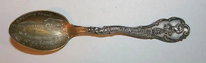Vintage Spokane Falls, Spokane Washington Sterling Silver 3 7/8" Souvenir Spoon - Picture 1 of 4