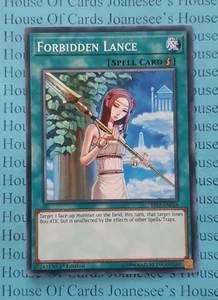 YS17-EN026 Forbidden Lance Yu-Gi-Oh Card 1st Edition New - Picture 1 of 3