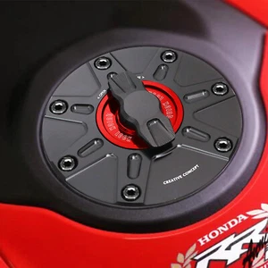 NIMBLE CNC Quick Lock Gas Fuel Cap For Honda CBR600 F4I F4 F3 F2 91-05 06 07 08 - Picture 1 of 6