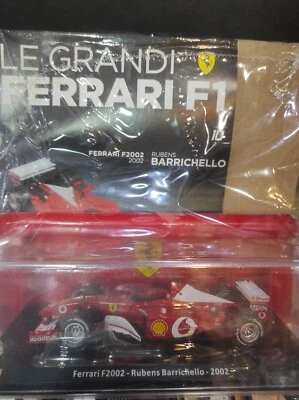 LE GRANDI FERRARI F1- F2002 BARRICHELLO NUOVA SIGILLATA CENTAURIA 1/24 - Immagine 1 di 2