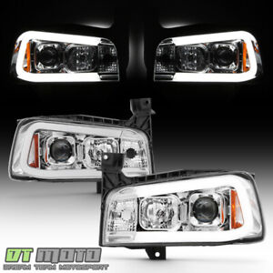 2006 2007 2008 2009 2010 Dodge Charger LED Tube Projector Headlights Headlamps