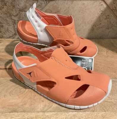 NIKE Sunray Protect 2 Sz 10 c T Sandals C17850-805 Lt Madder Root/White MSRP $36 - Image 1 of 4