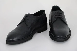HUGO BOSS Shoes, Mod. Jerrard_Derb_gr, Size 42 / US 9, Made in Italy, Black - Picture 1 of 10