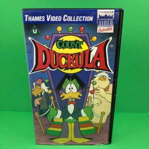 Vintage Count Duckula Cult Kids TV Cartoon VHS Video Tape 1980s 1988 - Picture 1 of 4