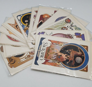 VINTAGE NEW! LOT OF 12 SENSUAL ZODIAC ASTROLOGY BLANK  CARDS WITH ENVELOPES
