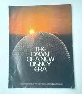 The Dawn Of A New Disney Era Pre-Opening Guide To Epcot Center 1982 - Picture 1 of 5