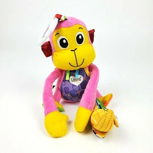 Lamaze Plush Missy The Monkey Baby Infant Toy Hanging Activity Rattle Crinkle - Picture 1 of 6