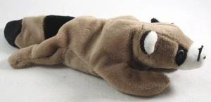 Ty Original Beanie Baby Ringo the Raccoon Plush with Heart Tag, 1995 - Picture 1 of 6