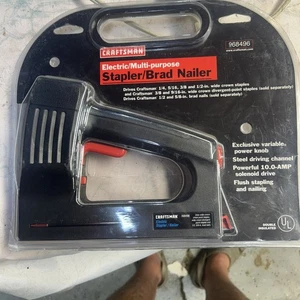 Neu versiegelt Craftsman 9-68496 Elektrotacker Brad Nagler verstellbar stromlos - Bild 1 von 6