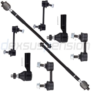 Kit de rótula de extremo de varilla de amarre delantera 8x apto para Chevy Prizm Toyota Corolla Geo Prizm - Imagen 1 de 9