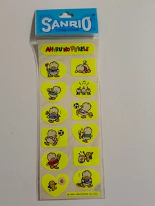 Pegatinas de pato Sanrio 1994 vintage Ahiru No Pekkle nuevas selladas paquete de 1, Japón - Imagen 1 de 3