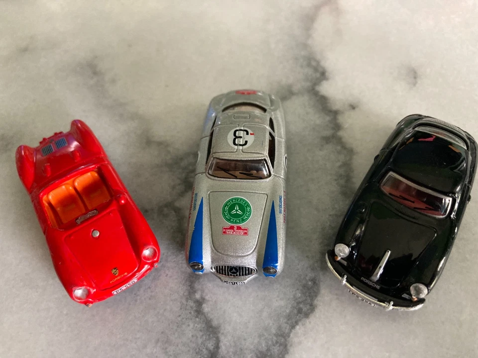 Hongwell Diecast -Porsche 550A -Mercedes 300SL -Porsche 356B - lote - Imagem 1 de 4