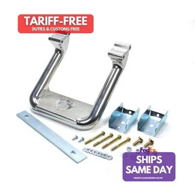 Carr 102522-1, One Polished Aluminum Hoop Ii Xm3 Polished Sin Fits gle Step  - Image 1 of 4