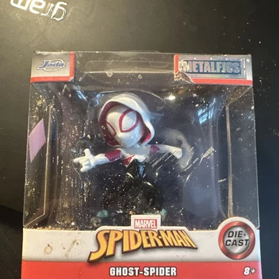Figuras de metal fundido a presión de Jada Toys Marvel Spider-Man Ghost Spider NUEVO sellado de fábrica Foto 1 de 3