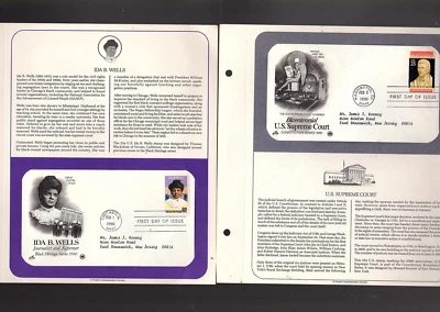 US stamps fdc  1997-99 30 ALL CACHETS ADDRESSED USED W/ INFO PANELS (e50 - Image 1 of 4