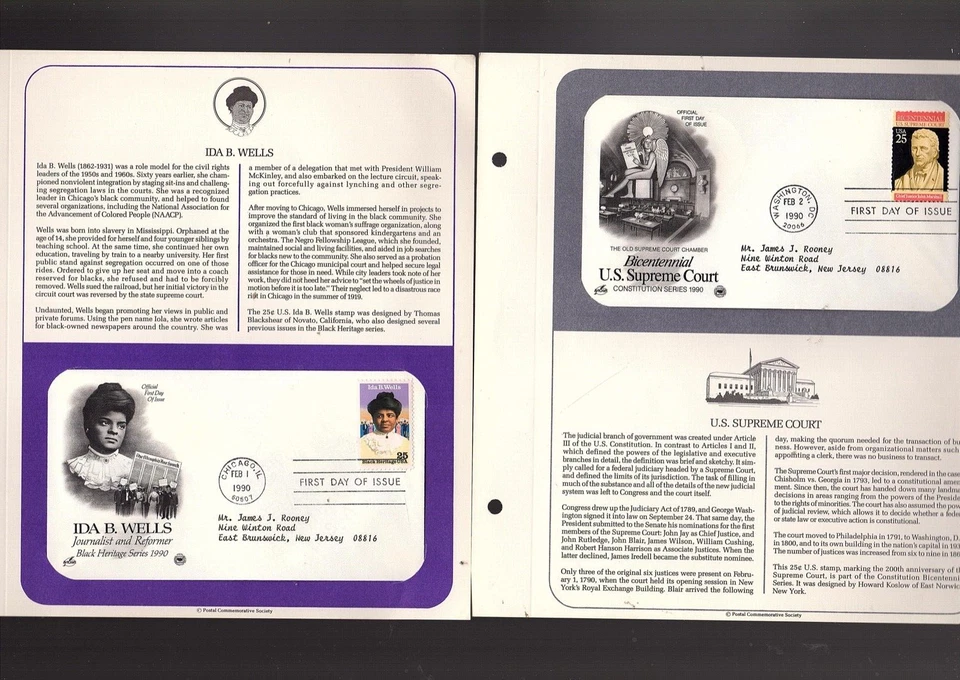 US stamps fdc  1997-99 30 ALL CACHETS ADDRESSED USED W/ INFO PANELS (e50 - Image 1 of 4