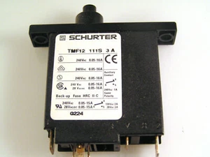 Schurter TMF12 111S 3A Leitungsschutzschalter OM0572 - Bild 1 von 4