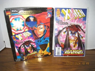 Toy Biz Marvel Comics 1999 cubiertas famosas Jean Grey con X-Men #53 Foto 1 de 4
