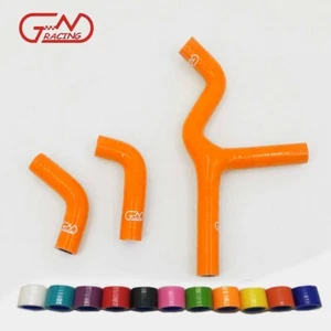 Fit 03-07 KTM 400 450 525 EXC SX MXC / 560 SMR 06 07 Silicone Radiator Hose Kit - Picture 1 of 14
