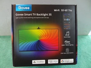 NEW Govee Smart TV Backlight 3S w/ Color Changing LED & Camera Sync H6098 SEALED - Picture 1 of 9