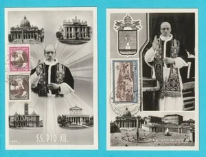 Vatikan aus 1933 MiNr. 21-38 Maximumkarte Serie Freimarken Nicht komplett - Picture 1 of 3